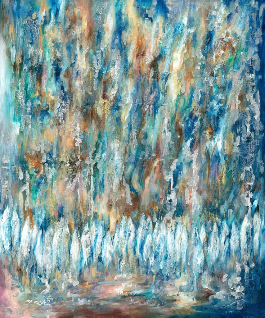 Kotel of Blue and Silver