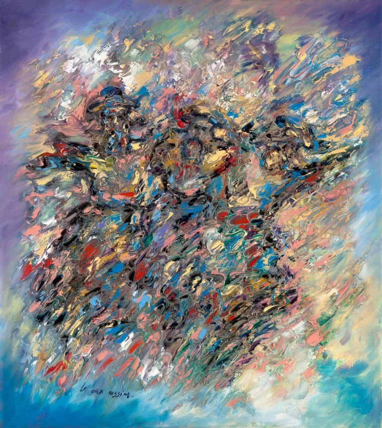 Abstract dance of joy