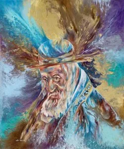 The figure of Rabbi Yeshayale of Kerestir