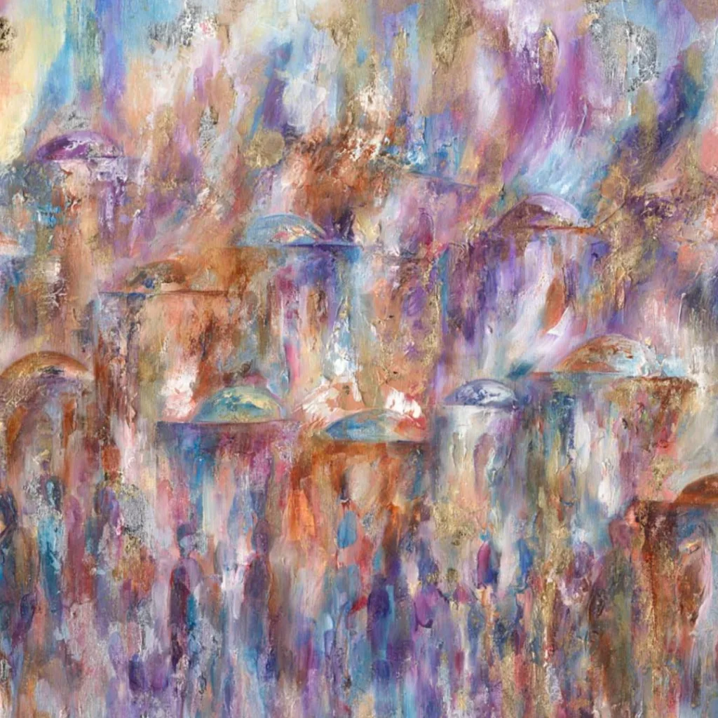 Jerusalem in Pastel Colors