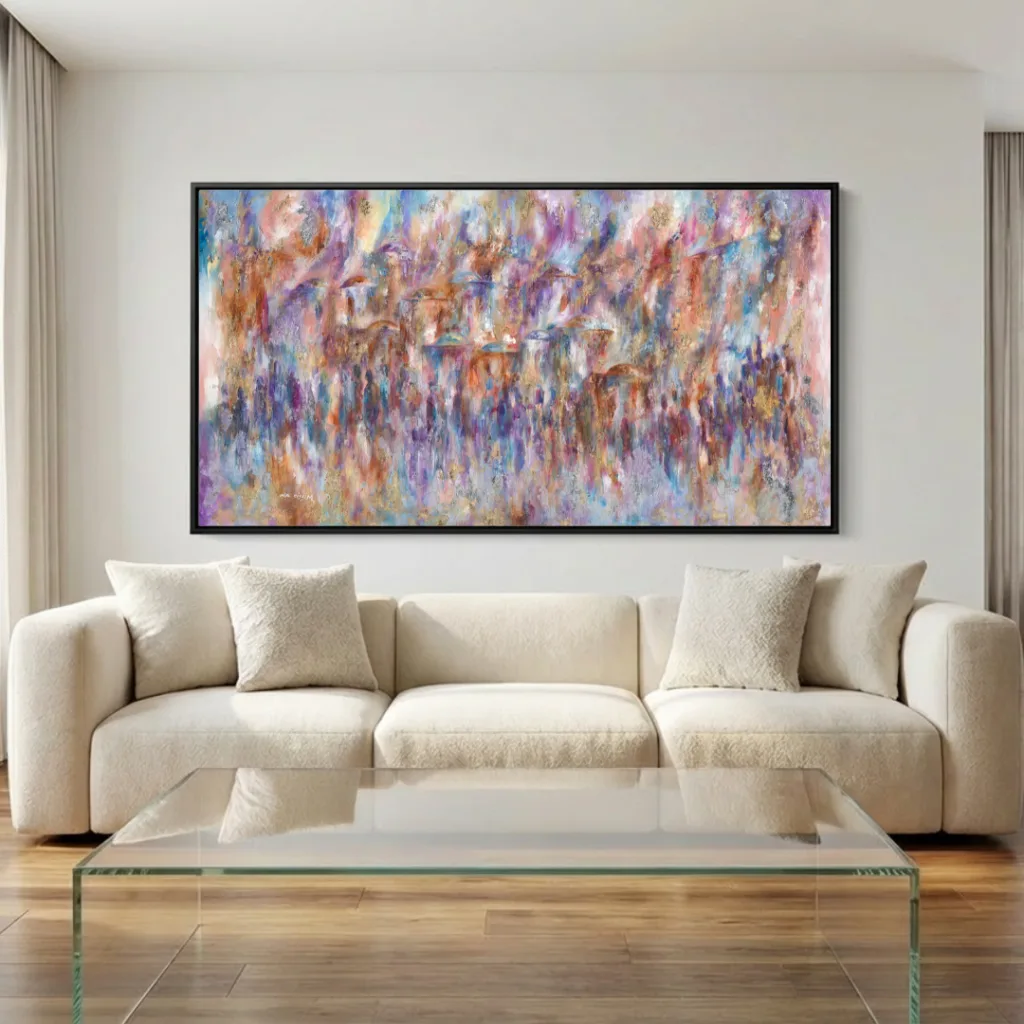 Jerusalem in Pastel Colors