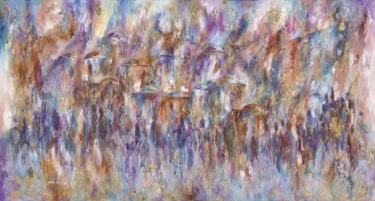 Jerusalem in Pastel Colors