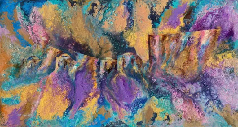 Original Painting – Jerusalem Between the Colors