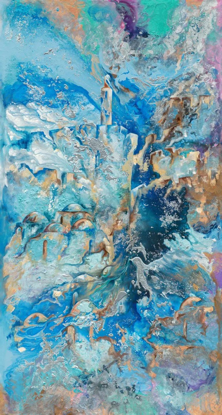ציור מקורי – שלום על ישראל