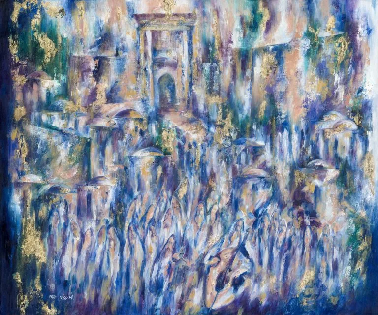 Original Painting – Binyan Beit HaMikdash