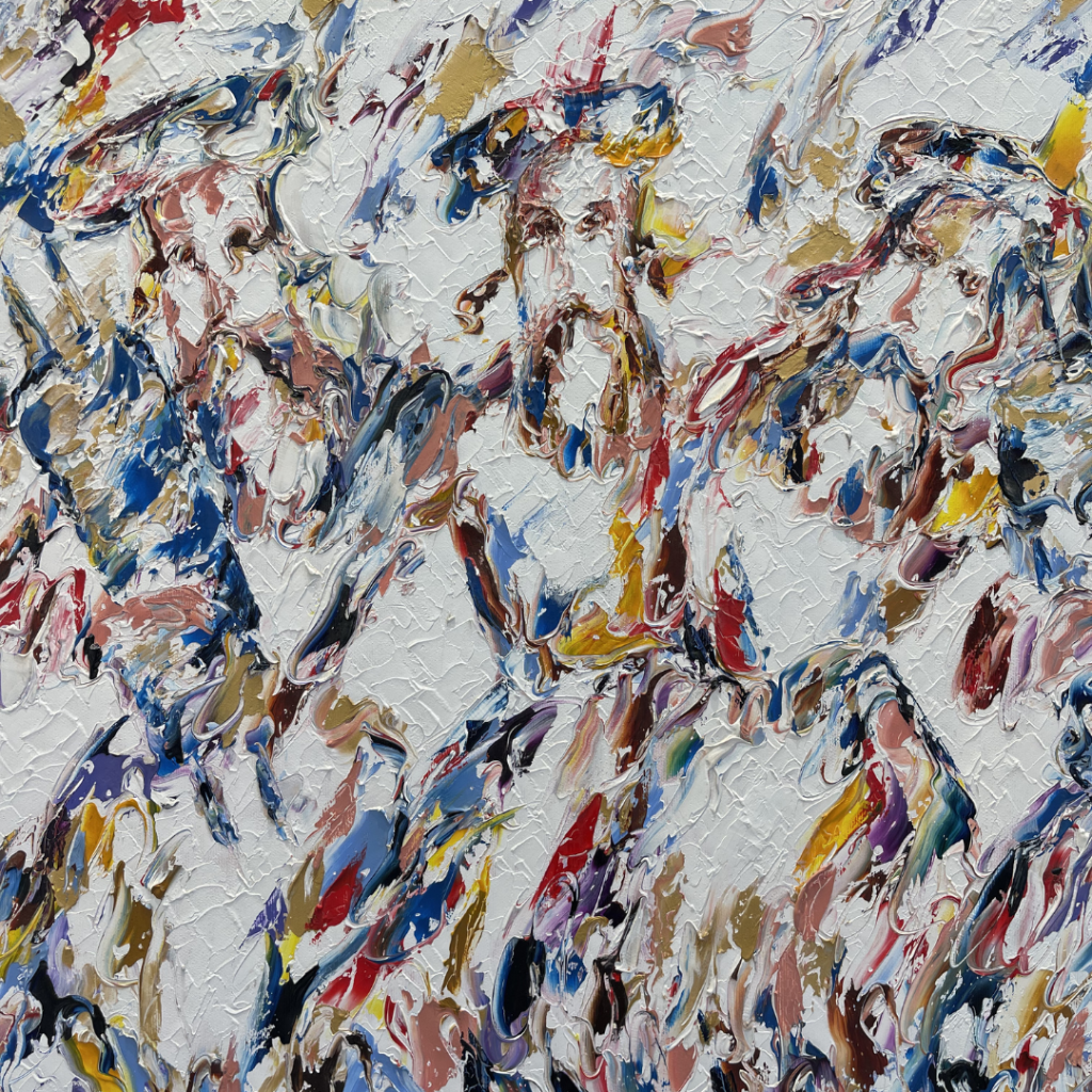 Original Painting - Simchat Torah Dance - Image 4